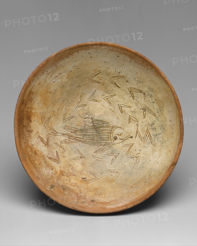 Bowl with Fish, Byzantine, 1000-1300.