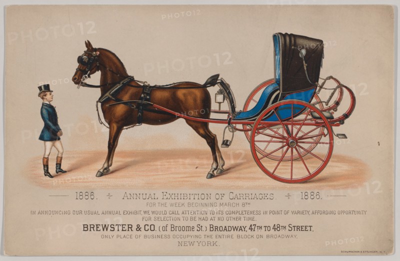 Brewster & Co. Annual Exhibition of Carriages, 1886.