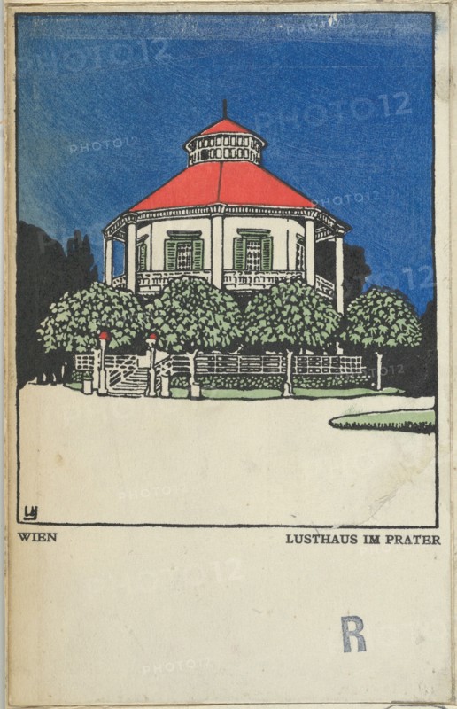 Vienna: "Pleasure Pavilion" in the Prater (Wien: Lusthaus im Prater), 1908.