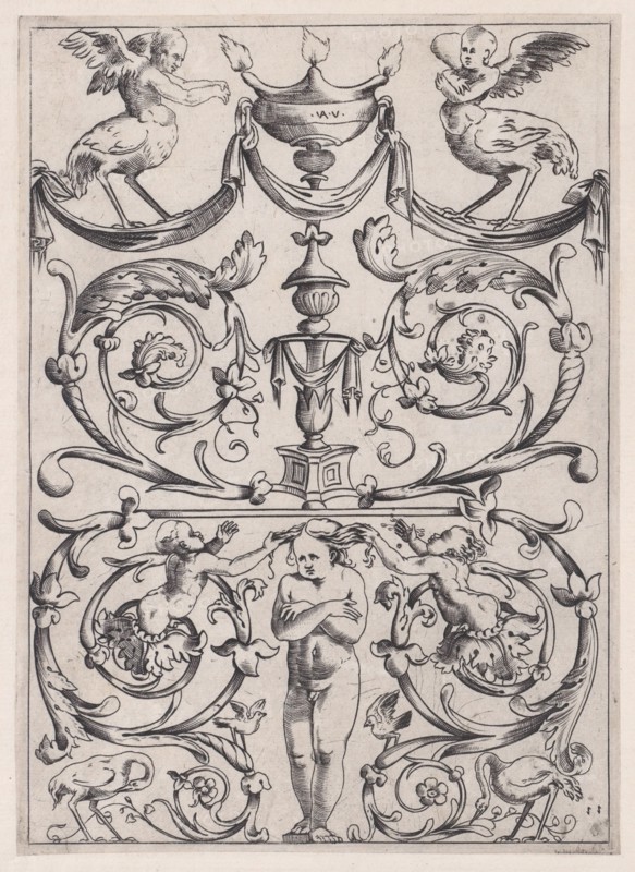 Ornamental Panel, ca. 1514-36.