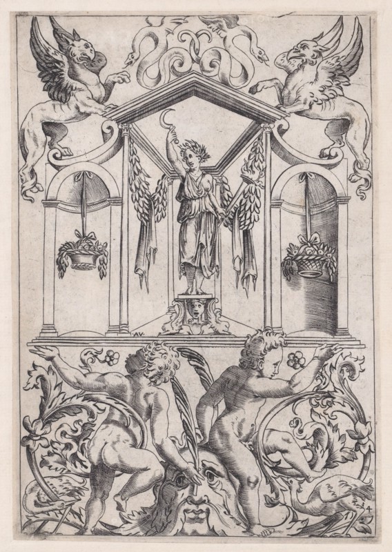 Ornamental Panel, ca. 1514-36.