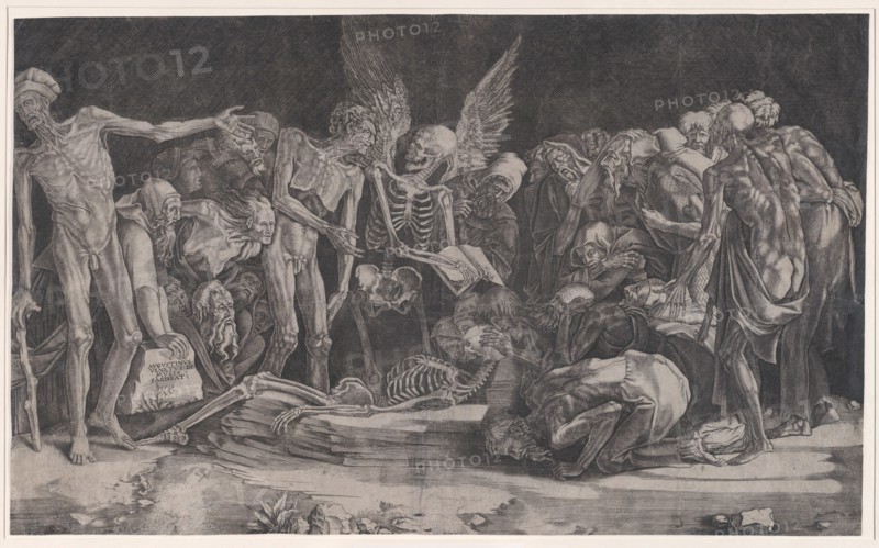 Skeletons, dated 1518.