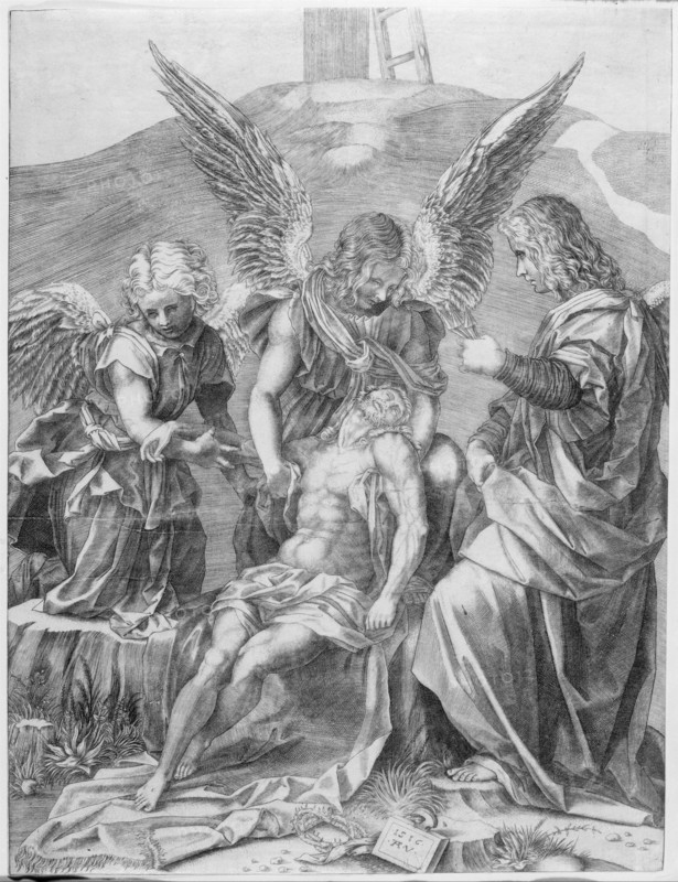 The Body of Christ Supported by Three Angels, 1516.