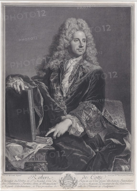 Portrait of Robert de Cotte, 1722.