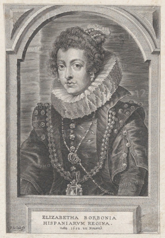 Portrait of Elisabeth of Bourbon, Queen of Spain, ca. 1632-44.
