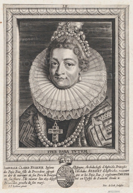 Portrait of Isabella Clara Eugenia, Infanta of Spain, ca. 1650.