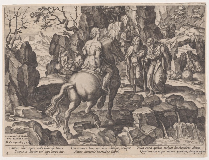 Amassing Knowledge, from The Course of Human Life, 1570.
