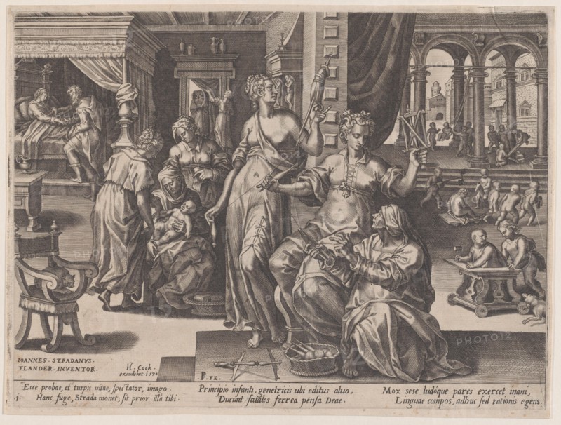 Child Birth, from The Course of Human Life, 1570.