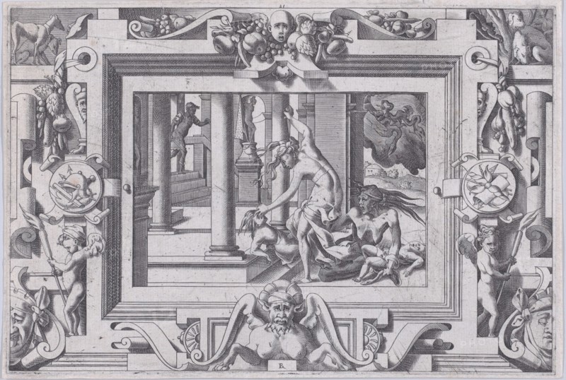 Medea Kills Her Two Children by Jason (Pour qui d'Absyrte a le sang repandu, fait que du sien le tort lui soit rendu...), 1563.
