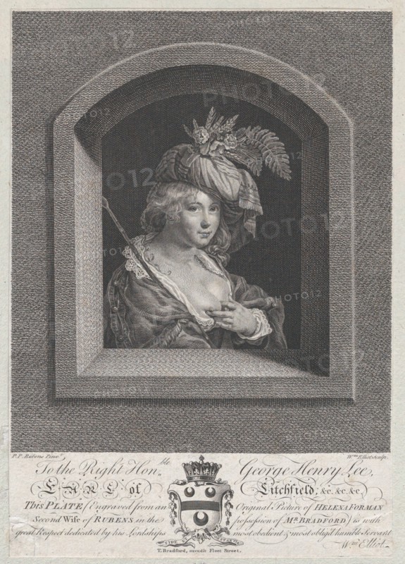 Portrait of Susanna Lunden, sister of Helena Fourment, 1763-66.