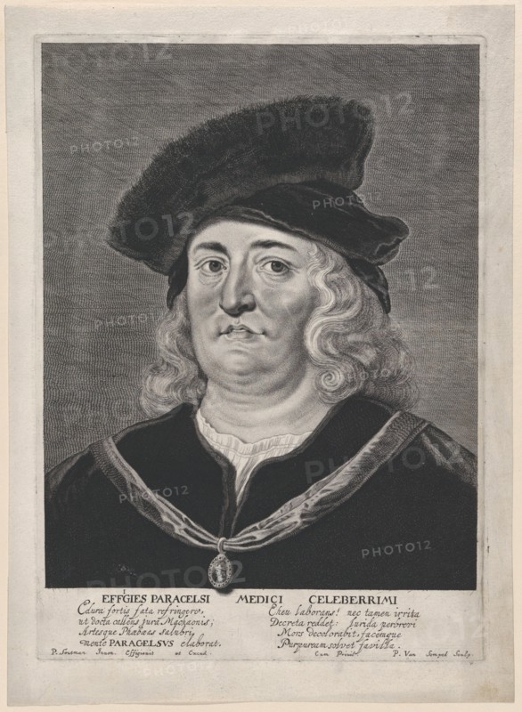 Portrait of Theophrastus Paracelsus, 1615-43.