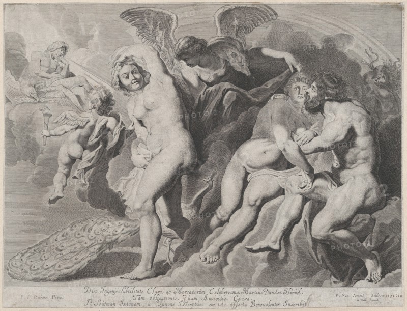 Ixion deceived by Hera, 1620-24.