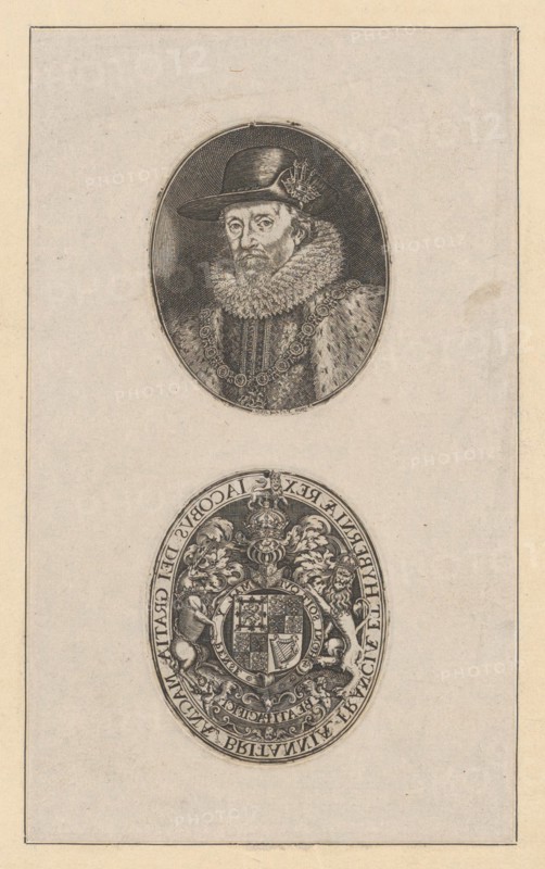James I, King of England, ca. 1616.