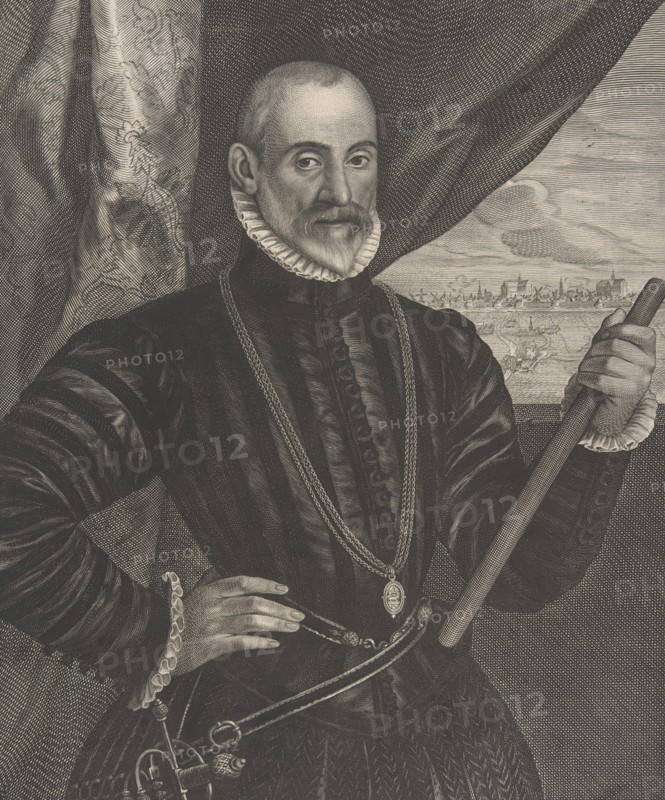 Francisco Valdes, Spanish Commander, from the series Quatuor Personae..., 1649.