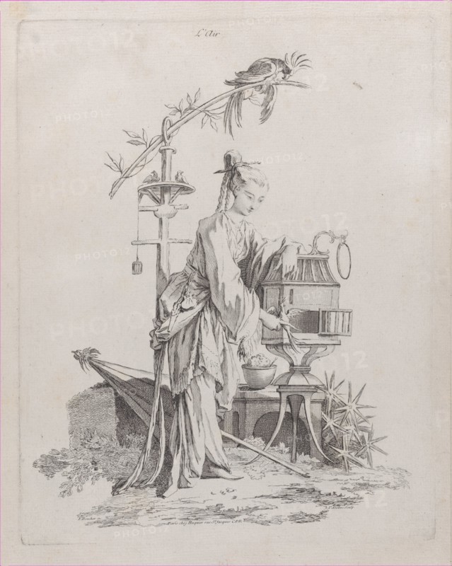 Air, from The Four Elements, 1738-49.