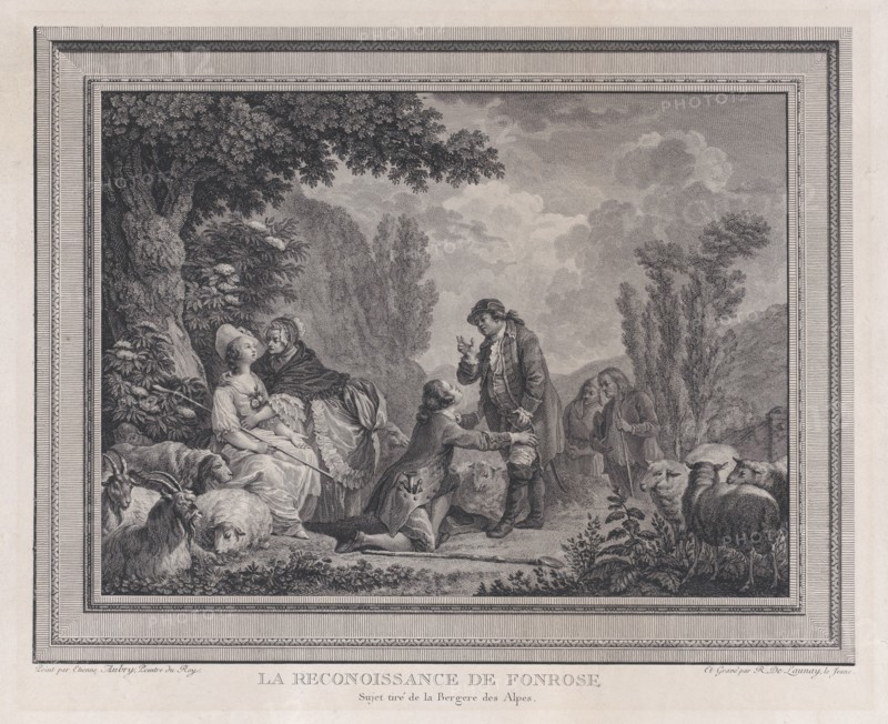 La reconoissance de Fonrose, 1786.