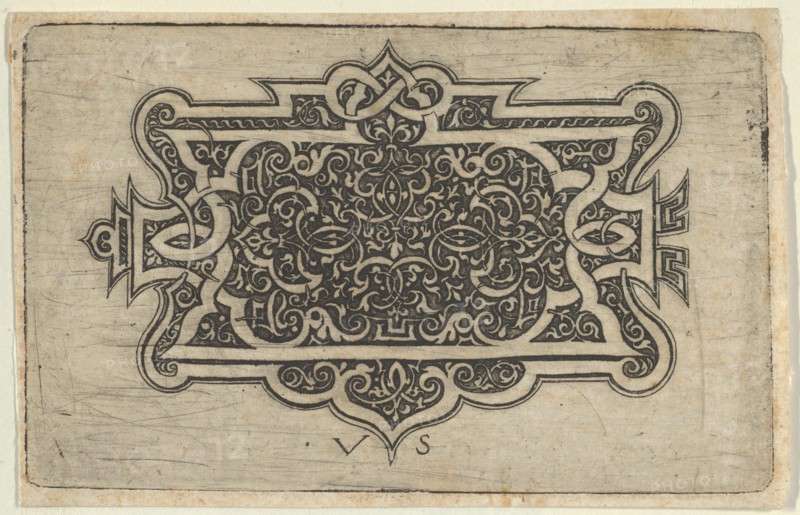 Arabesque Design on Dark Ground, 1534-1562.