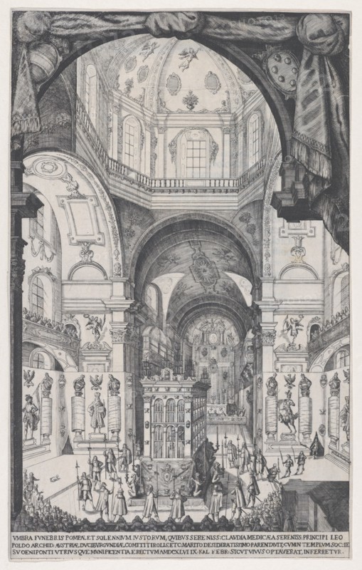 Catafalque of Leopold, Archduke of Austria, 1646.