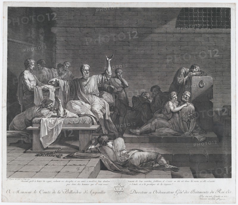 The Death of Socrates, 1790.