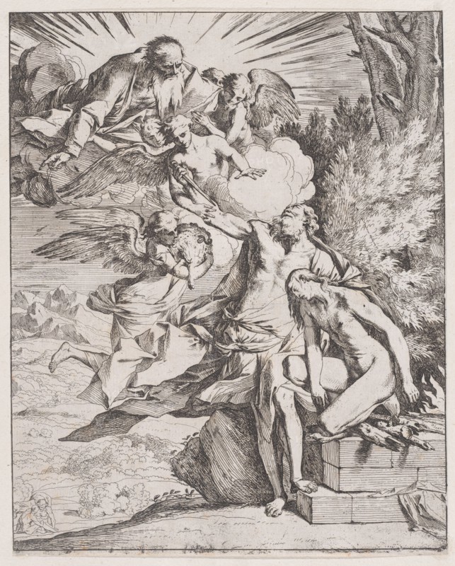 The sacrifice of Isaac by his father Abraham, ca. 1640-42.