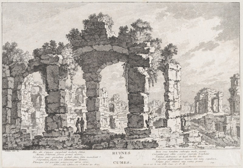 Ruines de Cumes, 18th century.