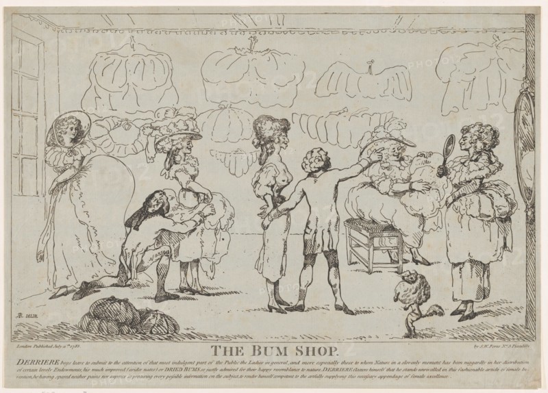 The Bum Shop, July 11, 1785.