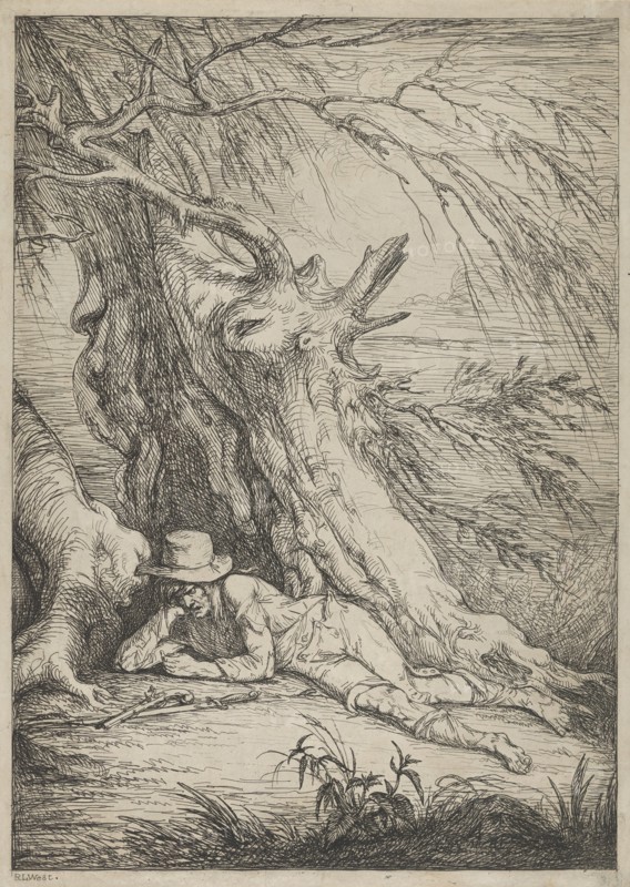 Bandit Beneath a Tree, 1795-1801.