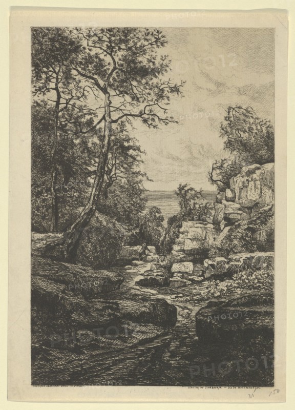 Sentier du Tambourin, Ile de Noirmoutier, 19th century.