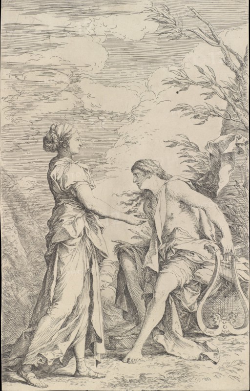 Apollo and the Cumaean Sibyl, ca. 1661.