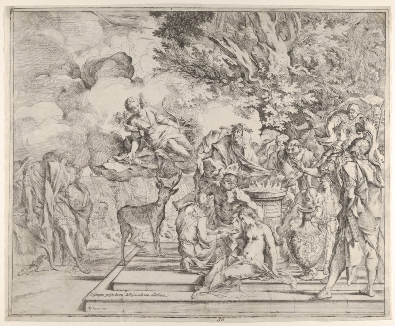 The Sacrifice of Iphigenia, ca. 1640-42.