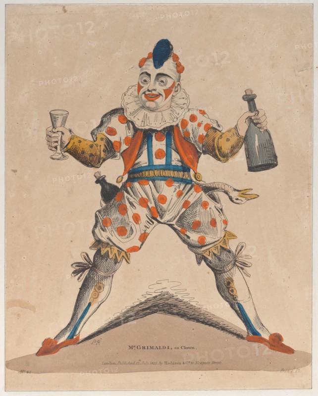Mr. Grimaldi as Clown, July 13, 1822.