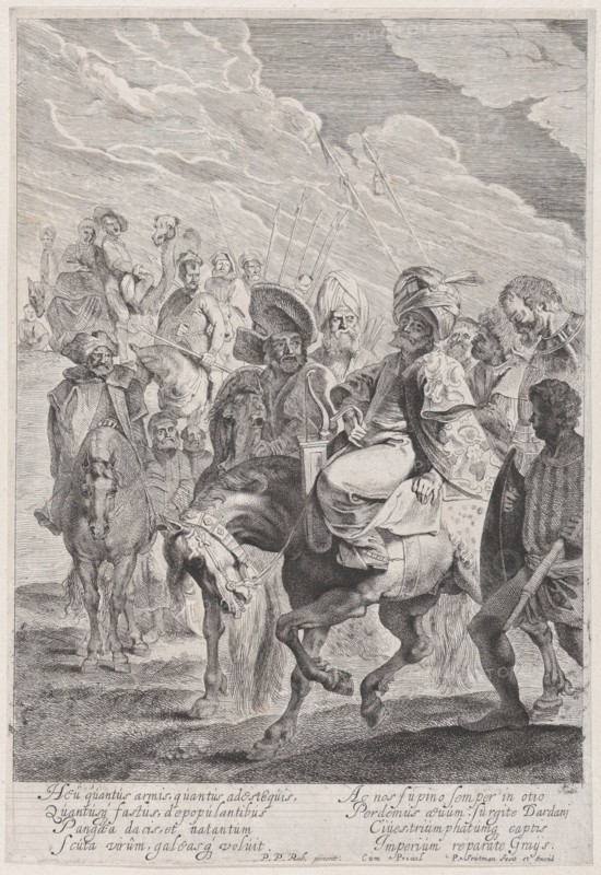 A Turkish Prince on Horseback, ca. 1620-25.