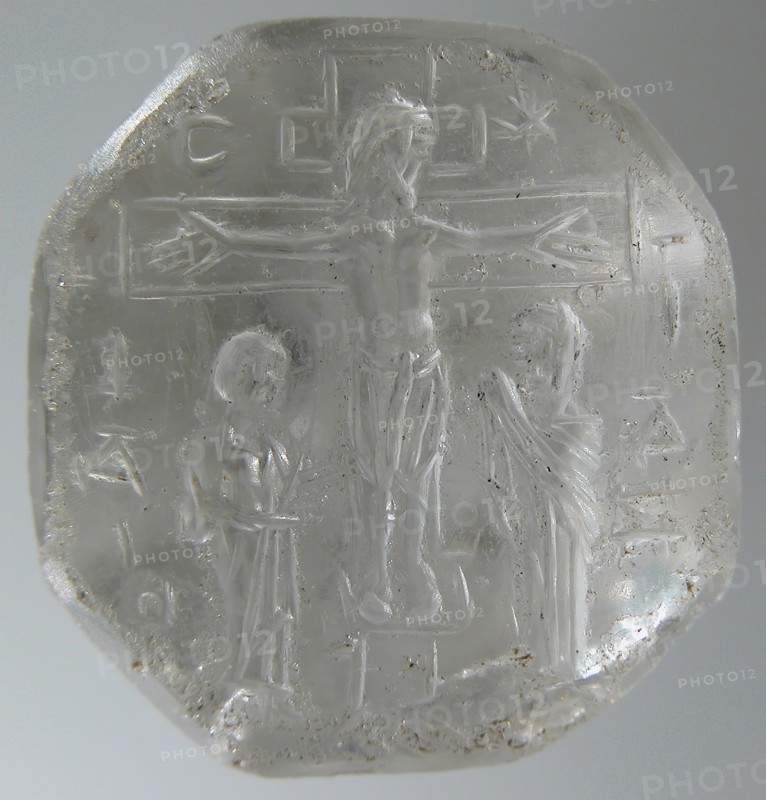 Intaglio Seal with the Crucifixion, Byzantine, 9th-11th century.