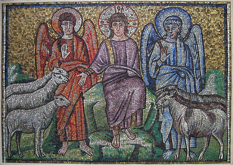 Separation of Sheep and Goats, Byzantine, early 20th century (original dated early 6th century).