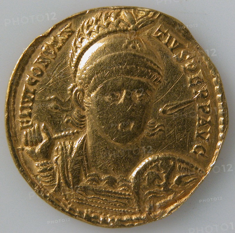 Solidus of Constantius II (Sole Emperor, 353-361), Byzantine, 353-361.