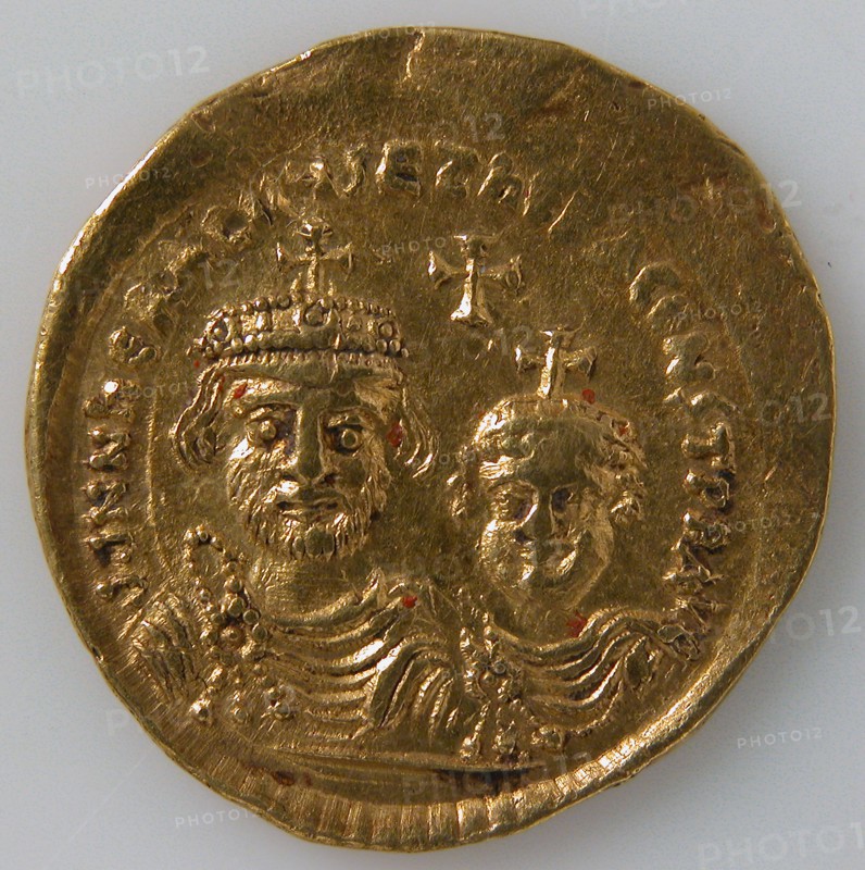 Solidus, Byzantine, 7th century (613-641).