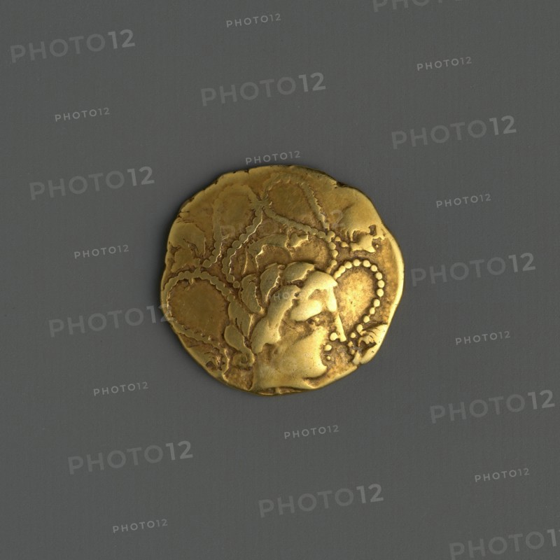 Gold Coin of the Veneti or Namneti, Celtic, mid-2nd century B.C.