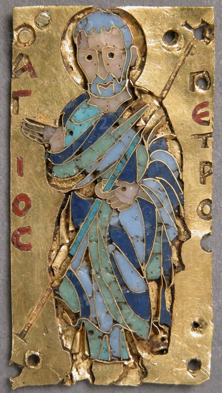 Plaque with Saint Peter, Byzantine, 11th century.