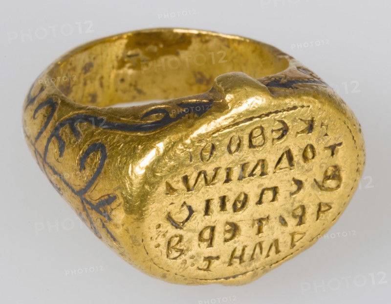 Signet Ring of John, Imperial Spatharios, Byzantine, 10th century.