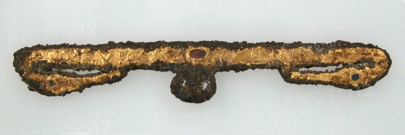 Fermoir, Frankish, last half of 5th century.