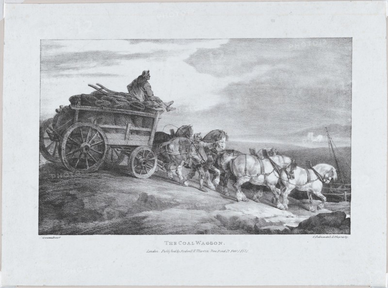 The Coal Waggon [sic.], 1821.