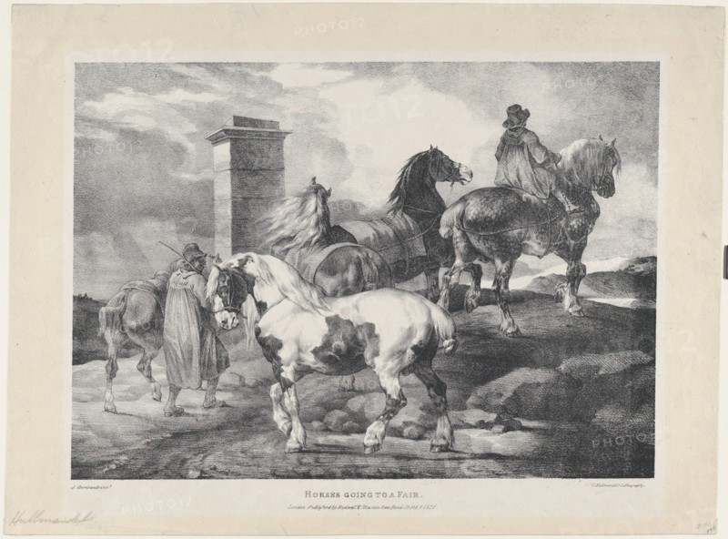 Horses going to a Fair, 1821.