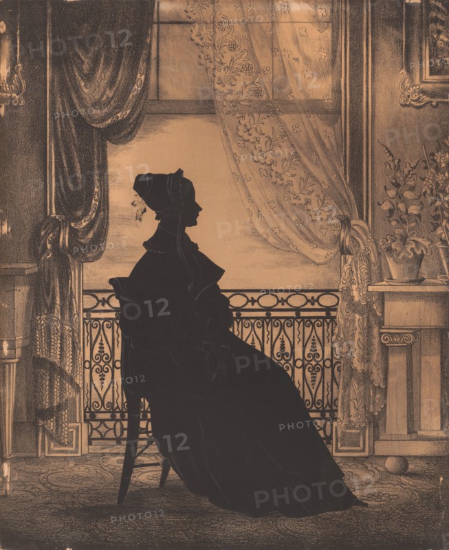 Portrait of a Woman before a Window, before 1860.