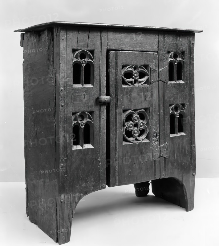 Cupboard, British, late 15th century.