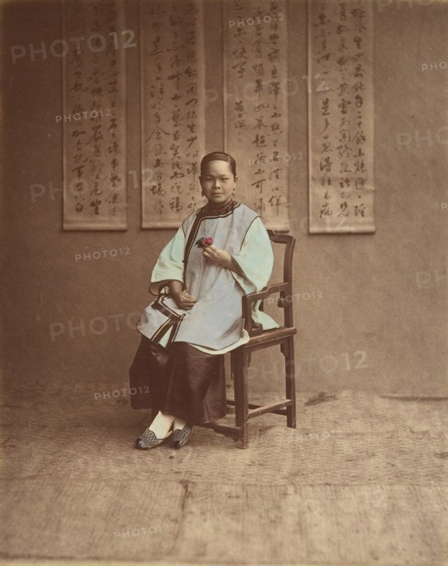 Fille de Shanghai, 1870s.