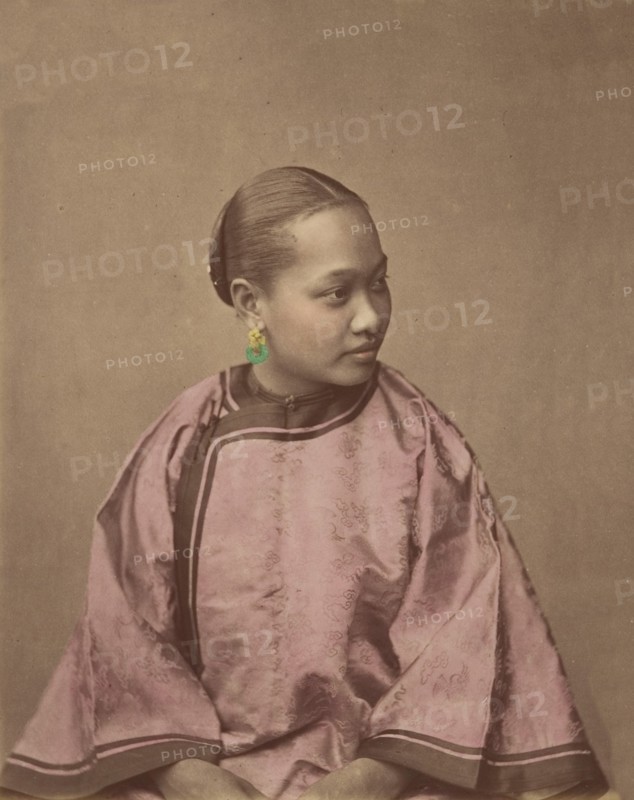 Fille de Shanghai, 1870s.