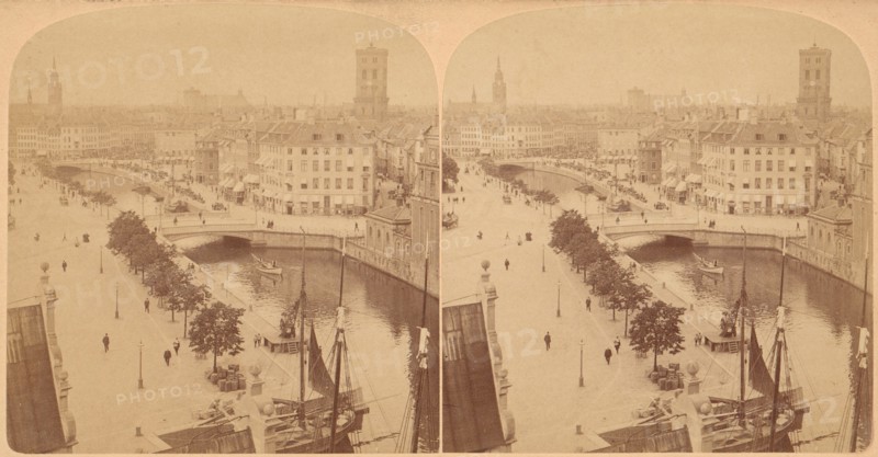 Copenhagen, Denmark, the metropolis of all Scandinavia, 1850s-1910s.