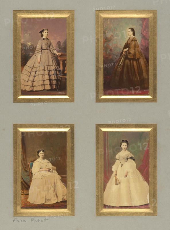 [Anna Murat and Unknown Sitters], before 1865.
