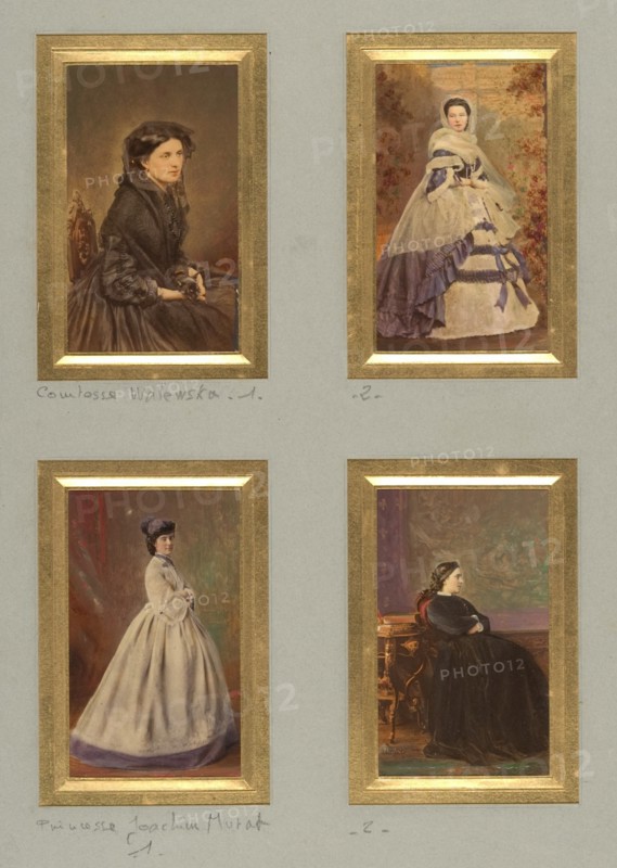 [Comtesse Walewska and Princesse Joachim Murat], before 1865.