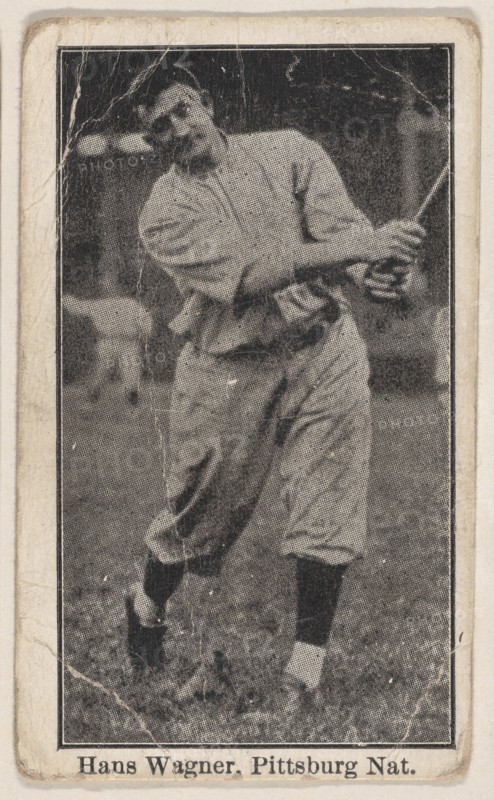 Hans Wagner, Pittsburg Nationals, from the Baseball Players set (W500), ca. 1915.